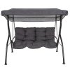 Sada sedáků a stříška na houpačku Luna / Kate 130 cm H024-07IB PATIO 2