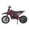 Dětská benzínová motorka 49 cmm Renegade červená 2