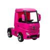 Elektrické autíčko Mercedes Actros 4x4 2x12V růžové