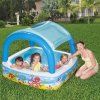 Dětský nafukovací bazén se stříškou 147 x 147 x 122 cm BESTWAY 1