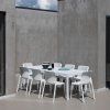 Rozkládací zahradní stůl Rio Bianco 100 x 210/280 x 76 cm NARDI51323 rozkladaci zahradni stul rio bianco 100 x 210 280 x 76 cm nardi