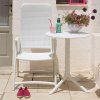 Plastový zahradní stůl Step Bianco 60,5 cm NARDI
