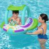 Nafukovací dětský člun se stříškou 107 x 112 cm BESTWAY 2