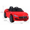 Elektrické autíčko Maserati Ghibli červené 2