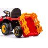 Dětský elektrický traktor BBH-030 s přívěsem červený 11