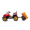 Dětský elektrický traktor BBH-030 s přívěsem červený 11
