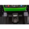 Dětský elektrický traktor BBH-030 s přívěsem zelený 13