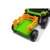 Dětský elektrický traktor BBH-030 s přívěsem zelený 5