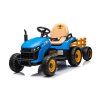 Dětský elektrický traktor BBH-030 s přívěsem modrý 2
