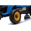 Dětský elektrický traktor BBH-030 s přívěsem modrý 6