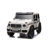 Elektrické autíčko Mercedes G63 AMG 1x24V 4x200W XXL bílé 35