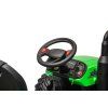Dětský elektrický traktor HC-306 24V zelený 8