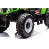 Dětský elektrický traktor Strong 24V | 400W zelený 6