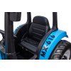 Dětský elektrický traktor Strong 24V | 400W modrý 4
