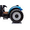 Dětský elektrický traktor Strong 24V | 400W modrý 8