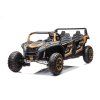Elektrické autíčko Buggy UTV čtyřmístné 24V nafukovací kola zlatá 2
