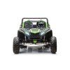Elektrické autíčko Buggy UTV čtyřmístné 24V nafukovací kola zelené 4