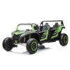 Elektrické autíčko Buggy UTV čtyřmístné 24V nafukovací kola zelené 6
