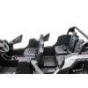 Elektrické autíčko Buggy UTV čtyřmístné 24V nafukovací kola bílé 18
