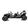 Elektrické autíčko Buggy UTV čtyřmístné 24V nafukovací kola bílé 7