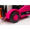 Dětský elektrický vysokozdvižný vozík XMX638 růžový 11