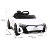 Elektrické autíčko Audi RS E-Tron GT 4x4 bílé 12
