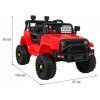Elektrické autíčko Jeep Dark Night červené 4