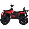 Dětská elektrická čtyřkolka 4x4 s plynovým tlumičem v rukojeti červená 3