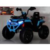 Dětská elektrická čtyřkolka 4x4 s plynovým tlumičem v rukojeti modrá 12