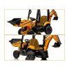 Dětský elektrický bagr nakladač JCB 4v1 11