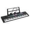 Dětský keyboard černý s mikrofonem 2