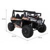 Elektrické autíčko Buggy UTV černé 4