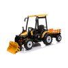 Elektrický traktor Mega D68 s přívěsem žlutý 20