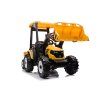 Elektrický traktor Mega D68 s přívěsem žlutý 7