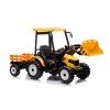 Elektrický traktor Mega D68 s přívěsem žlutý 8