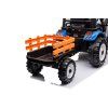 Elektrický traktor Mega D68 s přívěsem modrý 13
