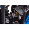 Elektrický traktor Mega D68 s přívěsem modrý 16