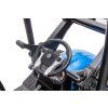 Elektrický traktor Mega D68 s přívěsem modrý 19