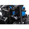 Elektrický traktor Mega D68 s přívěsem modrý 21