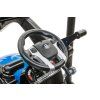 Elektrický traktor Mega D68 s přívěsem modrý 23