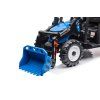 Elektrický traktor Mega D68 s přívěsem modrý 25