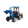 Elektrický traktor Mega D68 s přívěsem modrý