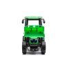 Elektrický traktor Mega D68 s přívěsem zelený 16