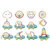 Barevný chameleon montessori skládačka 18m+ 6