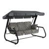Zahradní houpačka Rimini Black Edition s bočními stolky G050-06PB PATIO 2