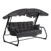 Zahradní houpačka Ravenna Black Editon s bočními stolky H024-07IB PATIO 2