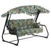 Zahradní houpačka Ravenna Black Editon s bočními stolky G058-02PB PATIO 1