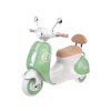 Dětská elektrická motorka VESPA klasická zelená
