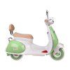 Dětská elektrická motorka VESPA klasická zelená