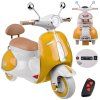 Dětská elektrická motorka VESPA klasická oranžová